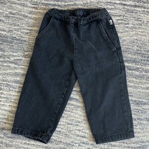 4 Poudre Organic Black Washed Denim Jeans Pants